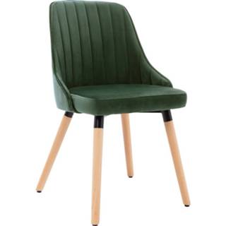 👉 Eetkamerstoelen 2 st fluweel bruin