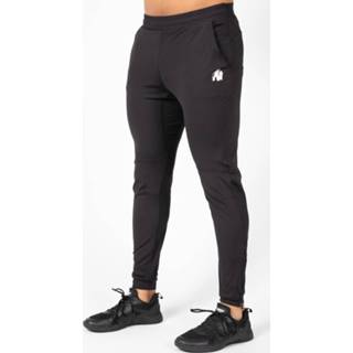 👉 Bodybuilding Hybrid Trainingsbroek Zwart - Gorilla Wear Hamilton