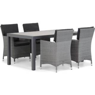 👉 Tuinset wicker dining sets Flat Antraciet grijs-antraciet Garden Collections Orlando/Residence 164 cm 5-delig 7423605242263