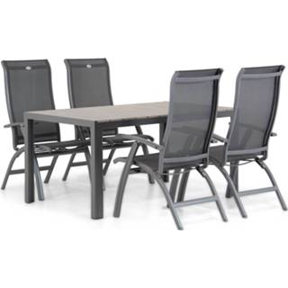 👉 Tuinset dining sets grijs-antraciet xerix Hartman Summerland/Young 155cm 5-delig 7423649732720