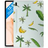 👉 Siliconen hoesje Samsung Galaxy Tab S7FE Banana Tree 8720632200204