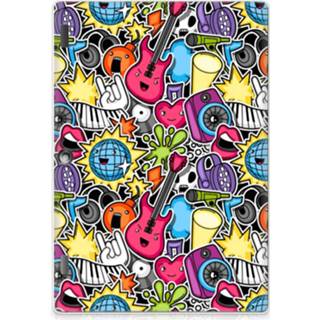 👉 Siliconen hoesje Lenovo Tab 10 | 2 A10-30 Leuke Hoes Punk Rock 8720632115157