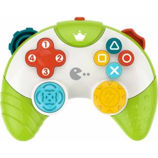 Game controller kunststof universeel junior kinderen batterij geen personage groen speelset wit Luna elektronische gamecontroller groen/wit 5205698536717