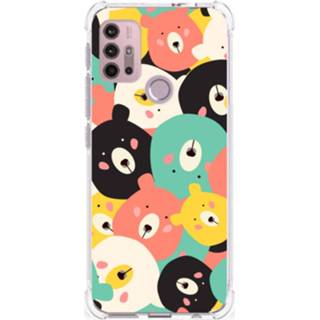 👉 Bumper hoesje Motorola Moto G30 | G20 G10 Stevig Bears 8720632642974