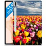 👉 Siliconen hoesje Samsung Galaxy Tab S7FE Tulpen 8720632699077