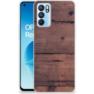 👉 Bumper hoesje OPPO Reno 6 5G Old Wood 8720632679765