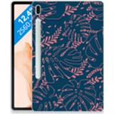 👉 Siliconen hoesje Samsung Galaxy Tab S7FE Palm Leaves 8720632476616