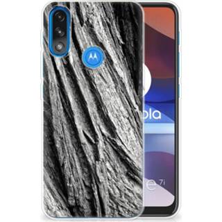 👉 Bumper hoesje grijs Motorola Moto E7i Power Boomschors 8720632962782
