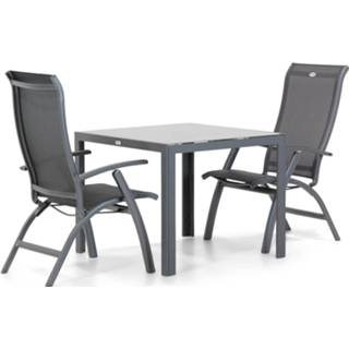 👉 Tuinset textileen verstelbare sets grijs-antraciet xerix Hartman Summerland/Mondello 90 cm dining 3-delig 7423605269284