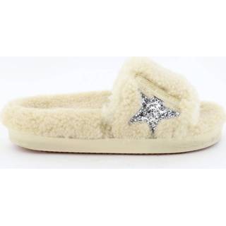 👉 Slippers textiel vrouwen Golden Goose Poolstar GWF00100.F002844 creme