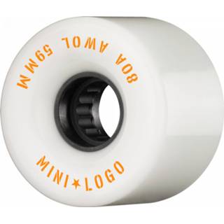 👉 Longboard wit AWOL Wheels White 80A 59mm - Wielen 842357137059