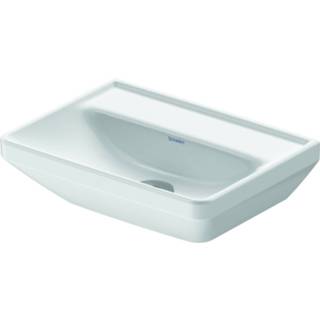 👉 Fontein wit Duravit D-Neo fonteintje onderzijde geglazuurd zonder overloop met kraangat 45 x 33,5 cm,