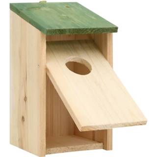 👉 Vogelhuisje vurenhout active Vogelhuisjes 10 st 12x12x22 cm massief 8720286182598