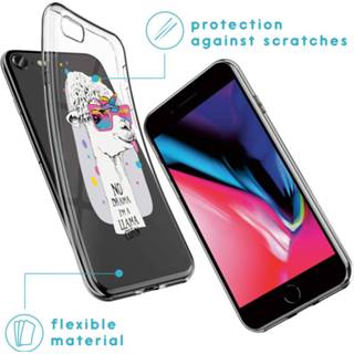 👉 Dromenvanger TPU veren unisex transparant Design voor de iPhone SE (2020) / 8 7 6s hoesje - 8719295269604