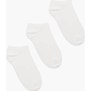 Sportsokken wit One Size (3 Paar), White