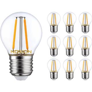 👉 Gloeilamp glans Voordeelpak 10x Noxion Lucent LED E27 2.6W 827 | Vervanger voor 25W 8719157037259