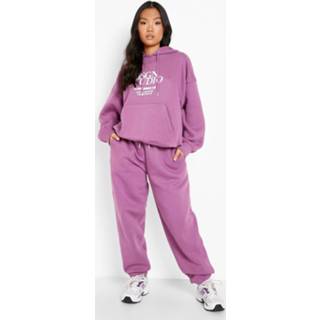 👉 Petite Dsgn Studio Trainingspak Met Hoodie Met Opdruk, Orchid