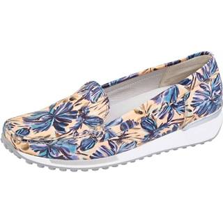 👉 Verwisselbare multicolor vrouwen blauw leer Mocassin Waldläufer Blauw/Multicolor 4065447441140