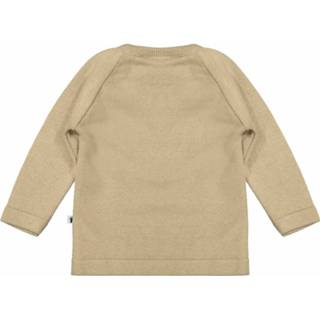👉 Klein! Unisex Shirt Lange Mouw - Maat 68 - Zand - Katoen
