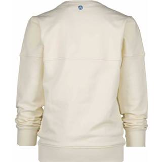 👉 Vingino! Jongens Sweater - Maat 98 - Off White - Katoen/elasthan