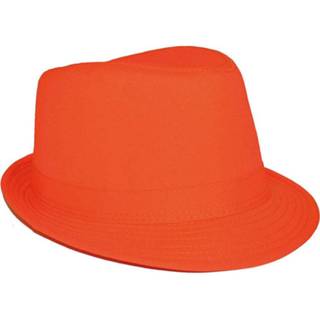 👉 Oranje active Mooie neon gleufhoed Marit unisex 8712364003109