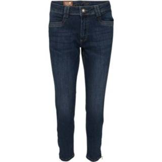 👉 Vrouwen blauw Stretchjeans 7/8 längd Amber reform