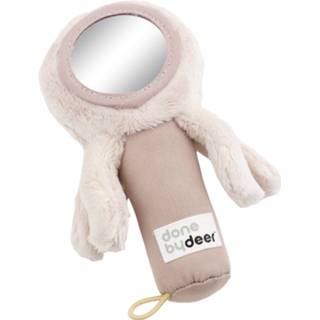 👉 Rammelaar jelly powder roze Done by Deer Sensory Met Spiegel 5712643034131