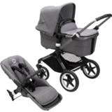 👉 Kinderwagen graphite grijs me e grey kinderen Bugaboo Fox 3 2-in-1 / Melange 8717447143376