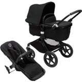 👉 Kinderwagen zwart blauw active kinderen Bugaboo Fox3 - Black/Midnight Black Stormy Blue 2500001468826