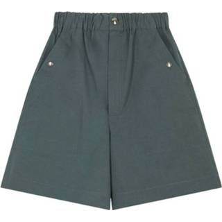 👉 Bermuda vrouwen groen Bermudas Algodón Técnico