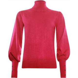 👉 Vrouwen roze Collpullover 133280