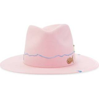 👉 Male roze Embroidered hat