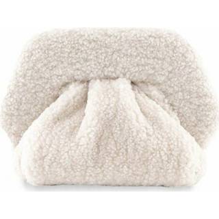 👉 Clutch onesize vrouwen wit Gea Fur Mini