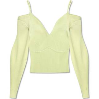👉 XL vrouwen groen Top with denuded shoulders