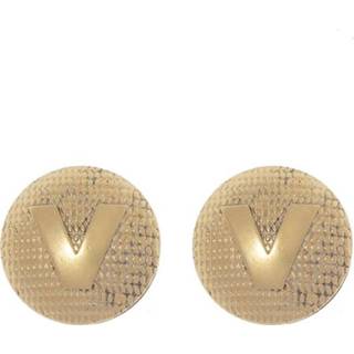👉 Clipon brass onesize vrouwen geel clip-on earrings 7630983195283