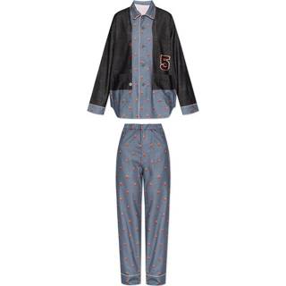👉 Pyjama l vrouwen blauw Patterned pyjamas