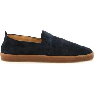 👉 Shoe suede male blauw Rodi slip-on shoes