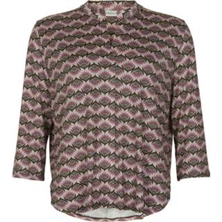 👉 XL vrouwen bruin Bluser 14856
