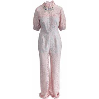 👉 Jumpsuit vrouwen roze Matina Paradise Lace
