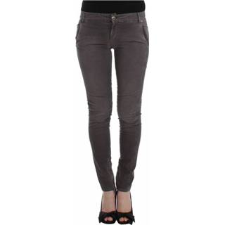 👉 Slim jean vrouwen grijs Jeans Denim Pants Skinny Leg Stretch