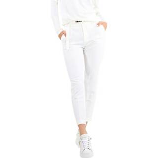 👉 W30 W31 vrouwen wit Pantalone a vita alta