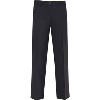 👉 Vrouwen zwart Pantalone dritto in lana 1648054093310