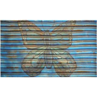 👉 Onesize vrouwen blauw Chech rayé papillons 2.4x1.4 joy vlinder 11955153