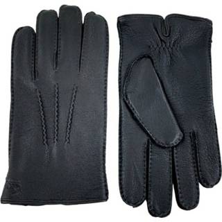 👉 Glove leather male zwart 127-F - Goat Accesories