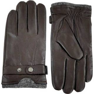 👉 Glove leather male bruin 219 - Lamb Slink -Accesories 1648047402082