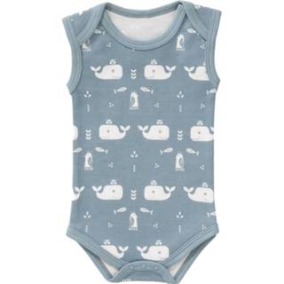 👉 Rompertje blauw Fresk Whale Romper Zonder Mouw Blue Fog 6-12 Mnd 8718754239400