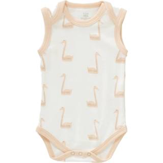 👉 Rompertje Fresk Swan Romper Zonder Mouw Pale Peach 6-12 Mnd 8719638235426