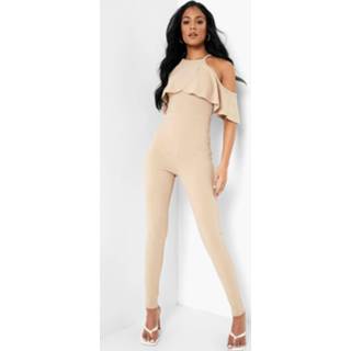 👉 Jumpsuit stone Tall Met Racer Hals En Open Schouders,