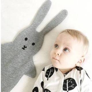 👉 Knuffeldoek grijs Hektik Buddy Flap the Rabbit knuffeldoekje 8946004131994