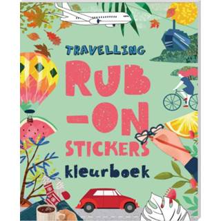 👉 Kleurboek Rub-on-stickers Kleurboeken - Travelling 9789464322712